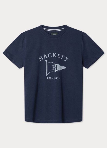 ヘリテージ フラッグ Tシャツ / インクブルー
