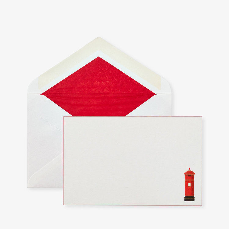 Smythson ブリティッシュ ポストボックス メッセージカード 10枚セット