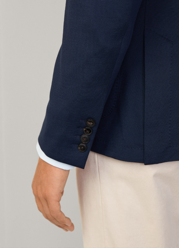 ジャージーダブルブレストブレザー / ネイビー