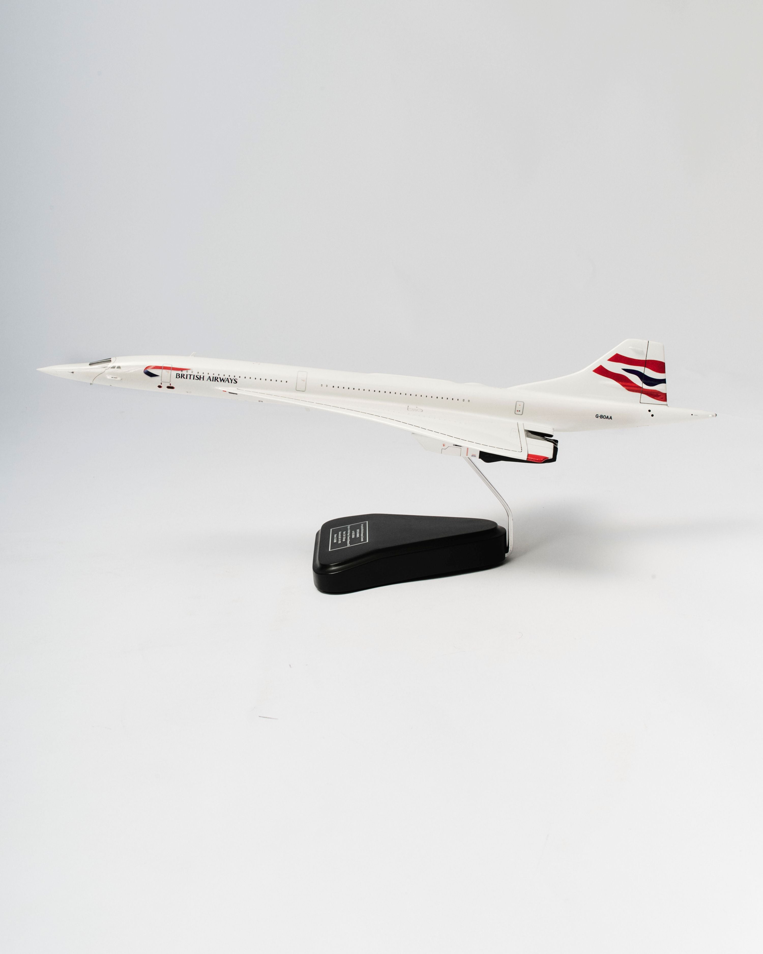 Concorde ハンドメイド スケールモデル British Airways 超音速 一点