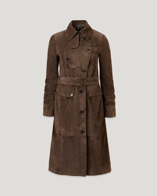 BELSTAFF ベルスタッフ TT トレンチコート ブラウン | ウィメンズ