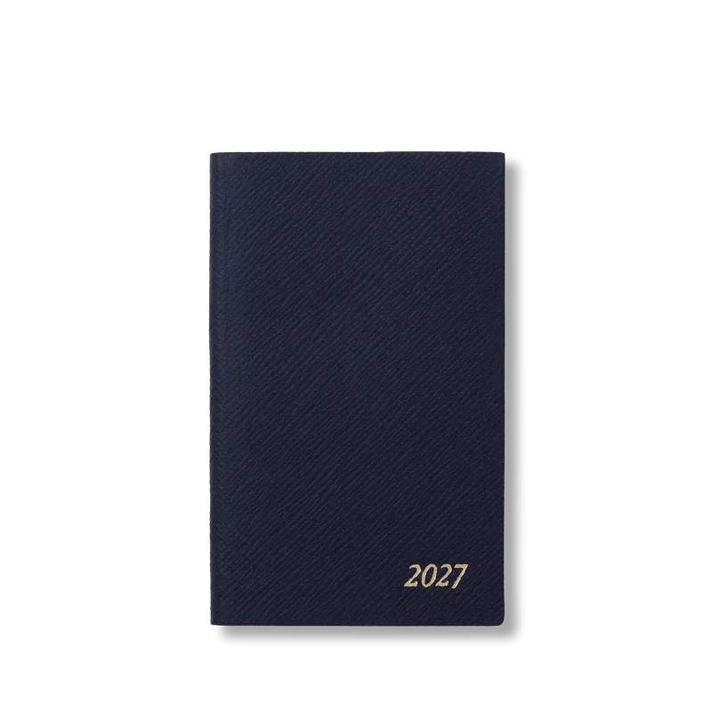 【予約販売】2027年 パナマ ウィークリー ダイアリー（ポケット付き）/ ネイビー