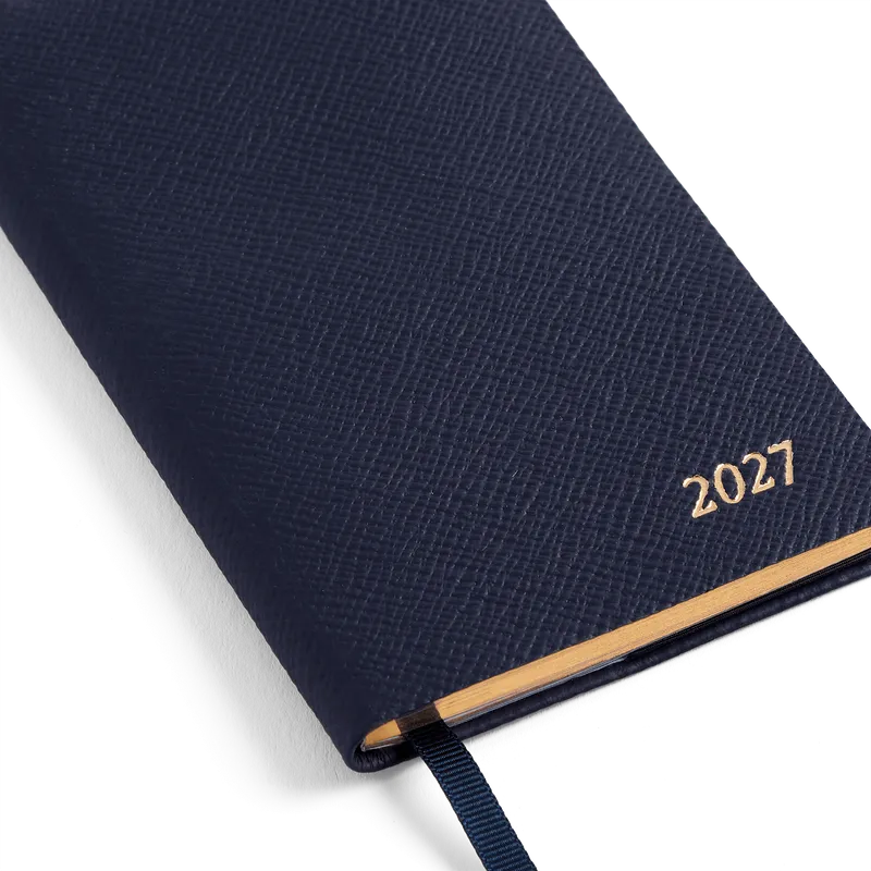 【予約販売】2027年 パナマ ウィークリー ダイアリー（ポケット付き）/ ネイビー