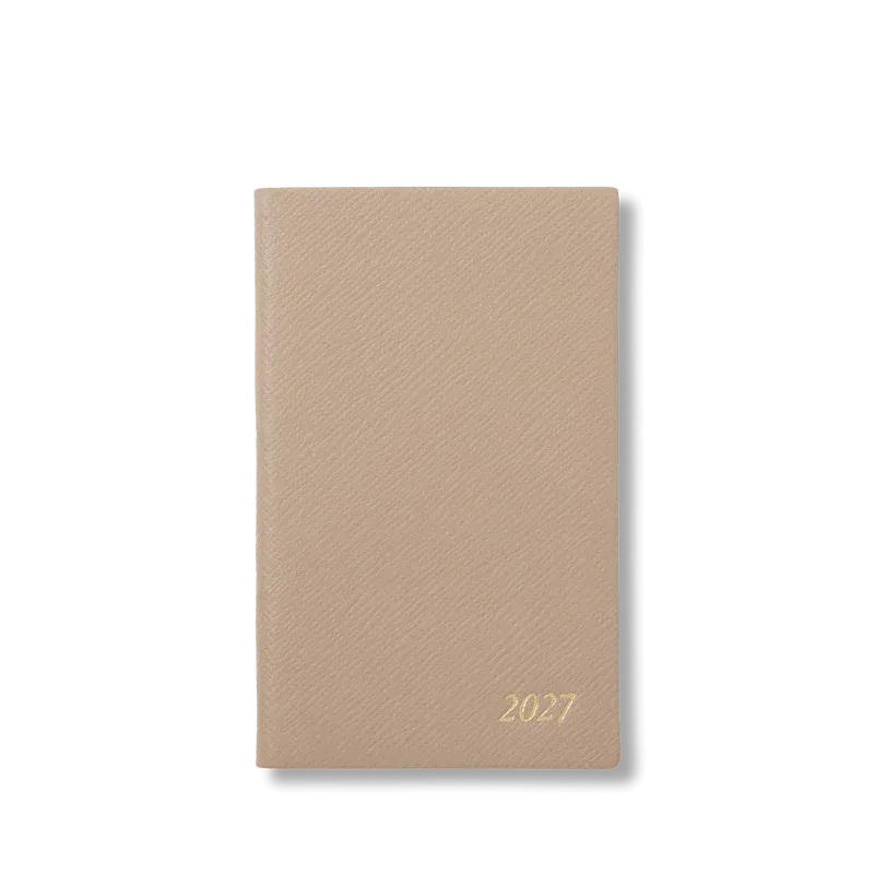 【予約販売】2027年 パナマ ウィークリー ダイアリー（ポケット付き）/ サンドストーン