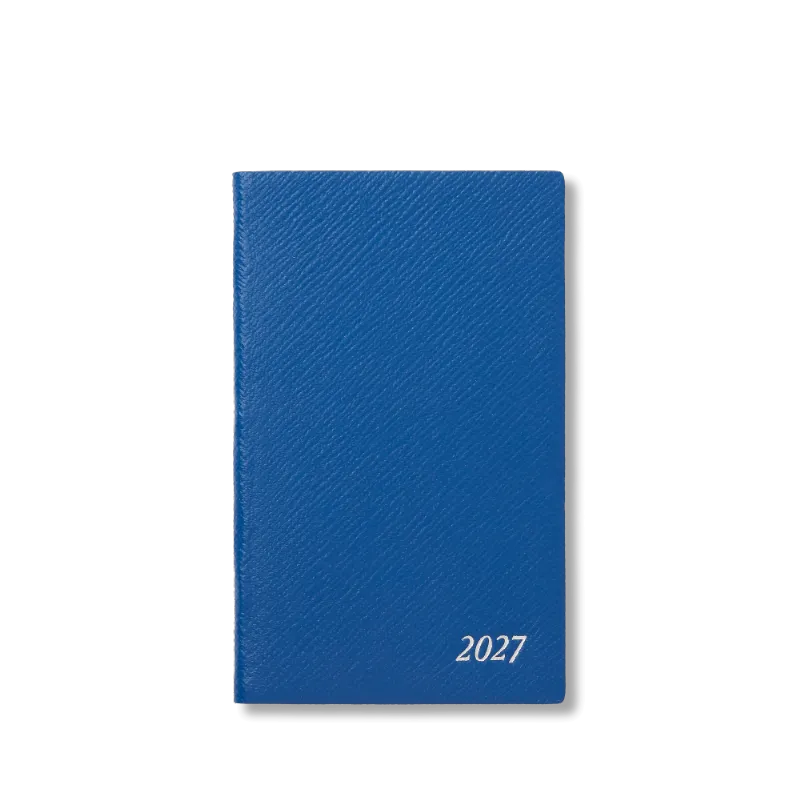 【予約販売】2027年 パナマ ウィークリー ダイアリー（ポケット付き）/ セルリアン