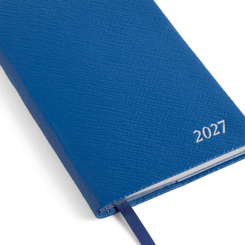 【予約販売】2027年 パナマ ウィークリー ダイアリー（ポケット付き）/ セルリアン