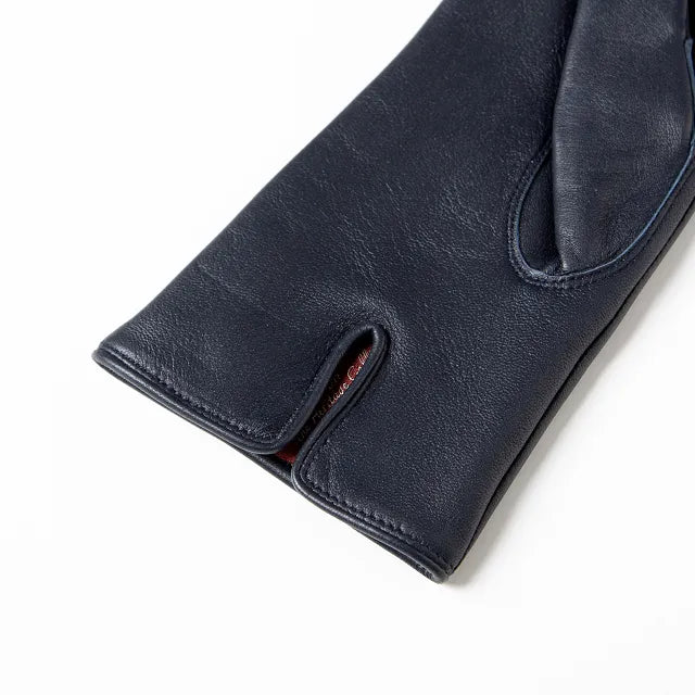 WOMEN / Bearwood タッチスクリーン カシミヤライニング レザーグローブ / ネイビー