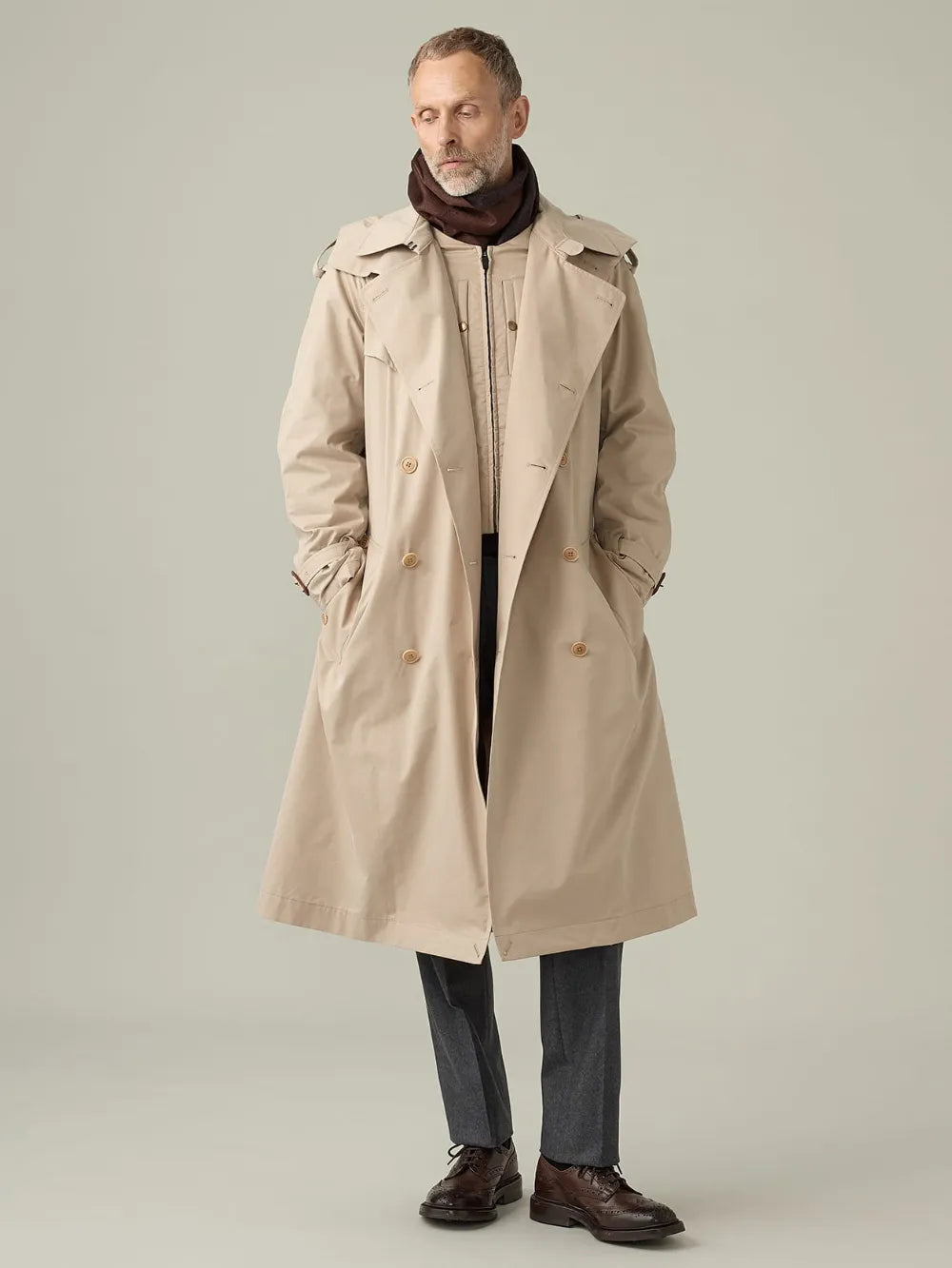MEN / ＜AQ×TOKIHITO YOSHIDA＞トレンチコート / ベージュ