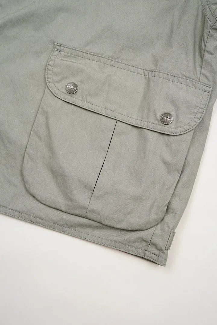 MAN / フィッシングジャケット テックコットン / グリーン