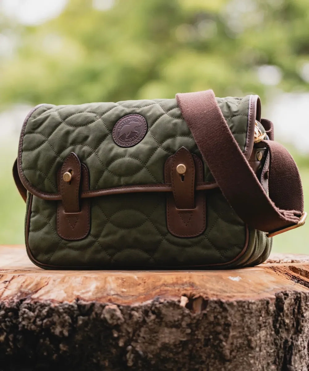 【残り1点】HUNTING WORLD × Nigel Cabourn ミニ エクスプローラ / ヴェンタイル / グリーン