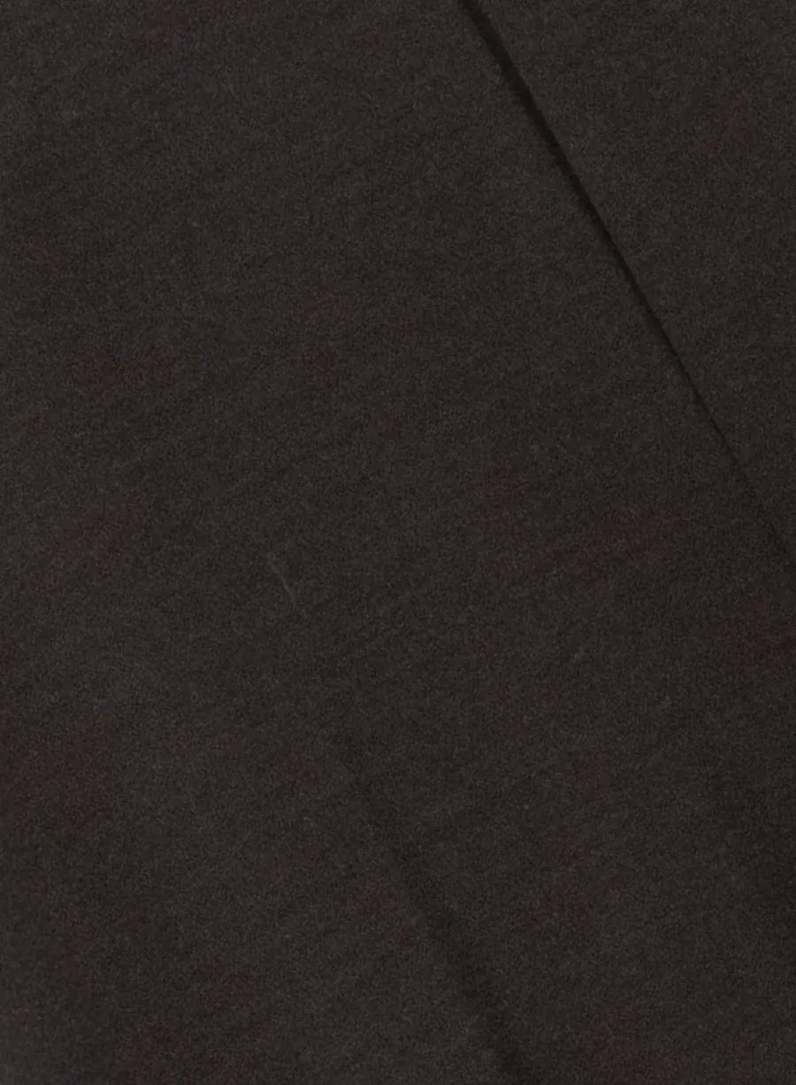 【予約販売】WOMEN / スーパーファインメリノウール フレアパンツ / ダークブラウン