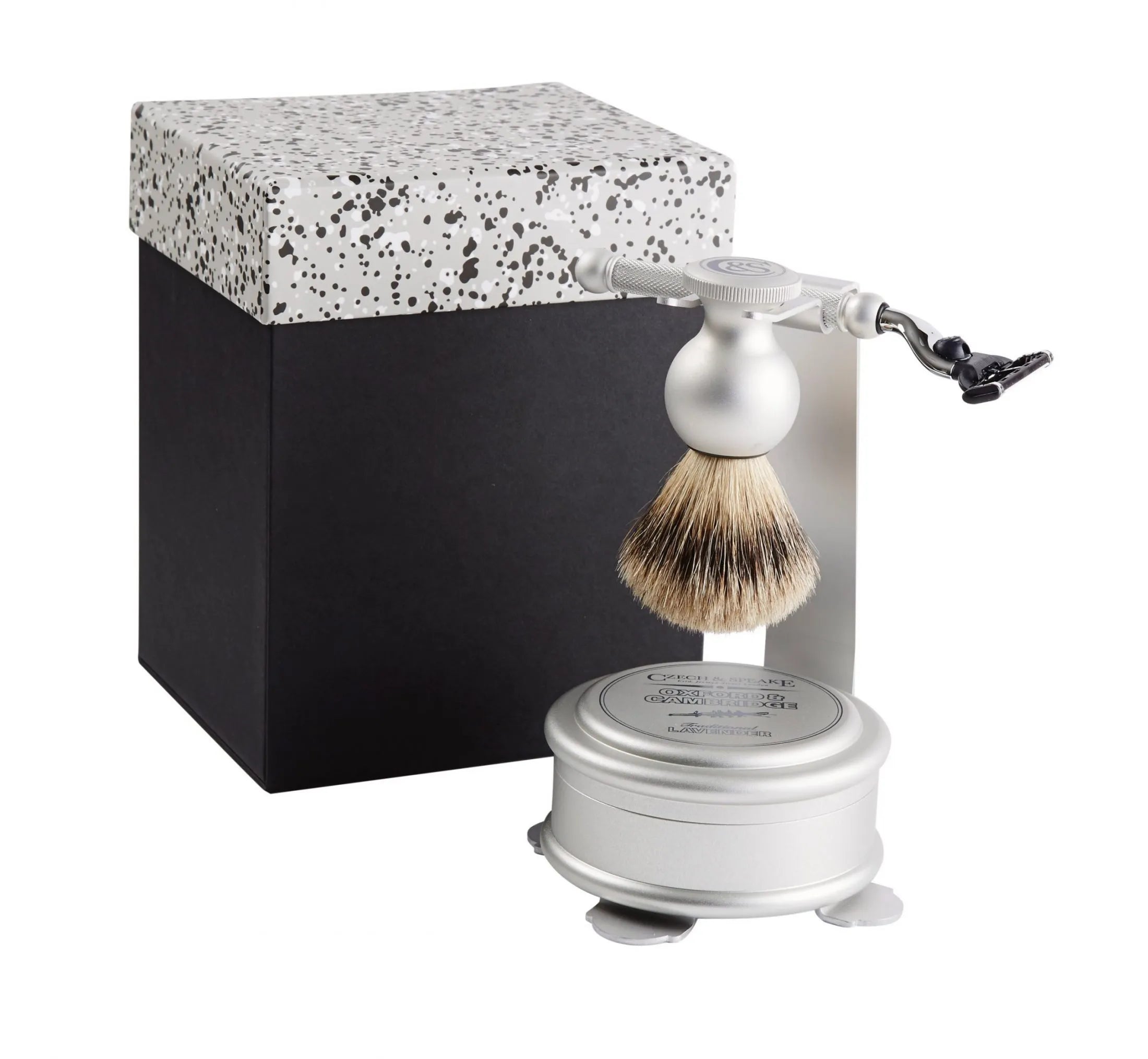 オックスフォード＆ケンブリッジ シェービングセット＆スタンド