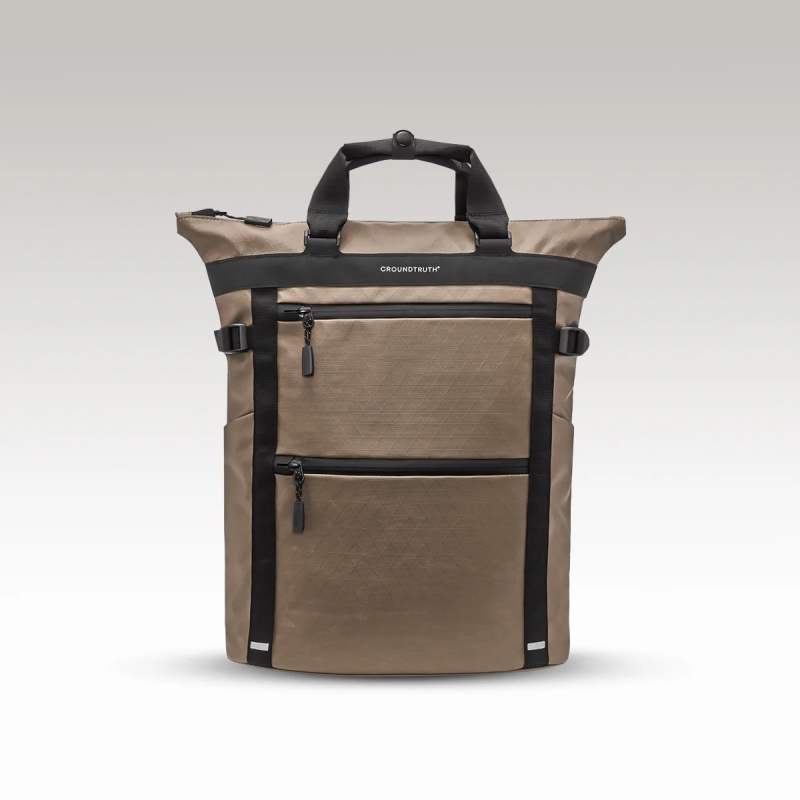 RIKR 17L テクニカル トート バックパック / ストーンブラウン