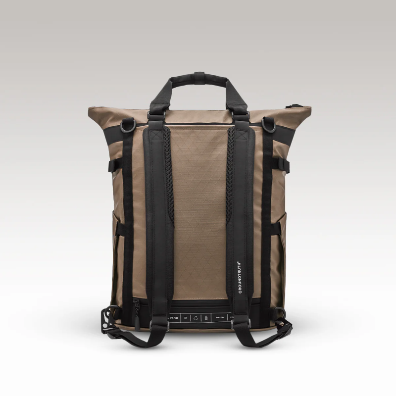 RIKR 17L テクニカル トート バックパック / ストーンブラウン