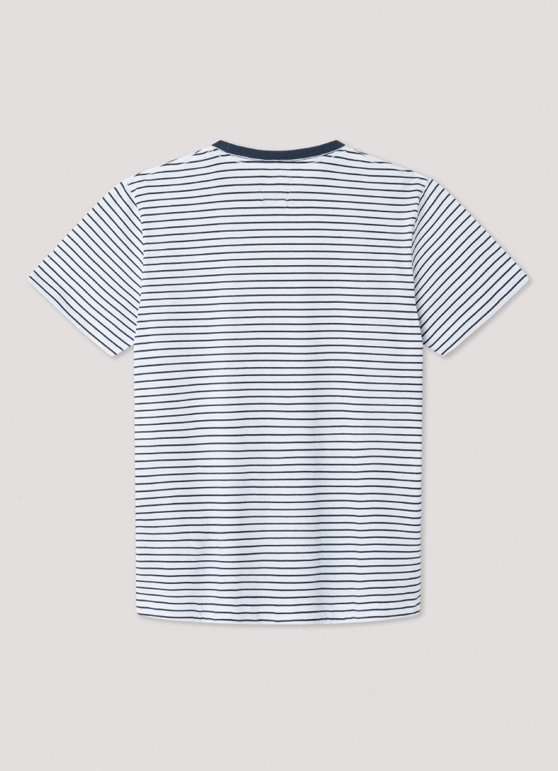 クラシックフィットジャージーストライプTシャツ / オプティックホワイト XS