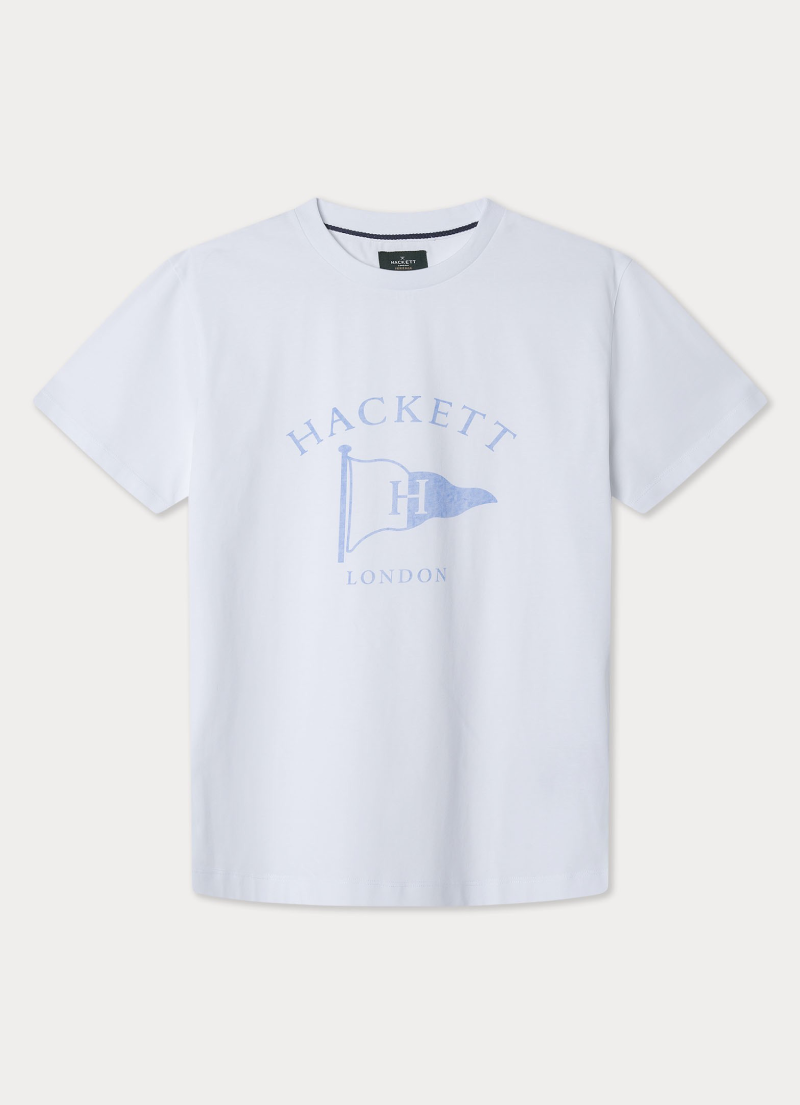 ヘリテージ フラッグ Tシャツ / オプティックホワイト XS