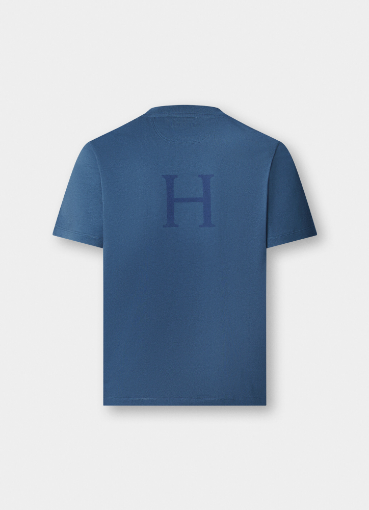 クラシックフィット ラリー ユニオンジャック Tシャツ / ダークデニムブルー