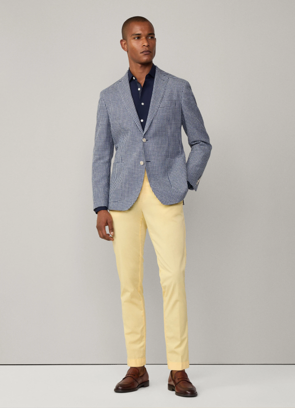 ムーリンハウンドトゥースブレザー / ネイビー 38