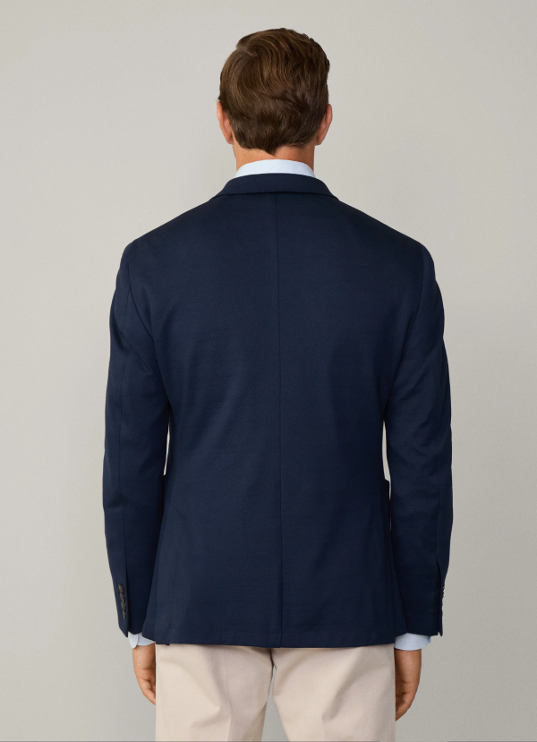 ジャージーダブルブレストブレザー / ネイビー 38