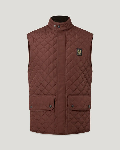 England ロンドン　ミリタリー襟章　腕章　ビンテージ　コレクターズアイテム BELSTAFF ベルスタッフ アイコン ジレ バーガンディー | メンズ