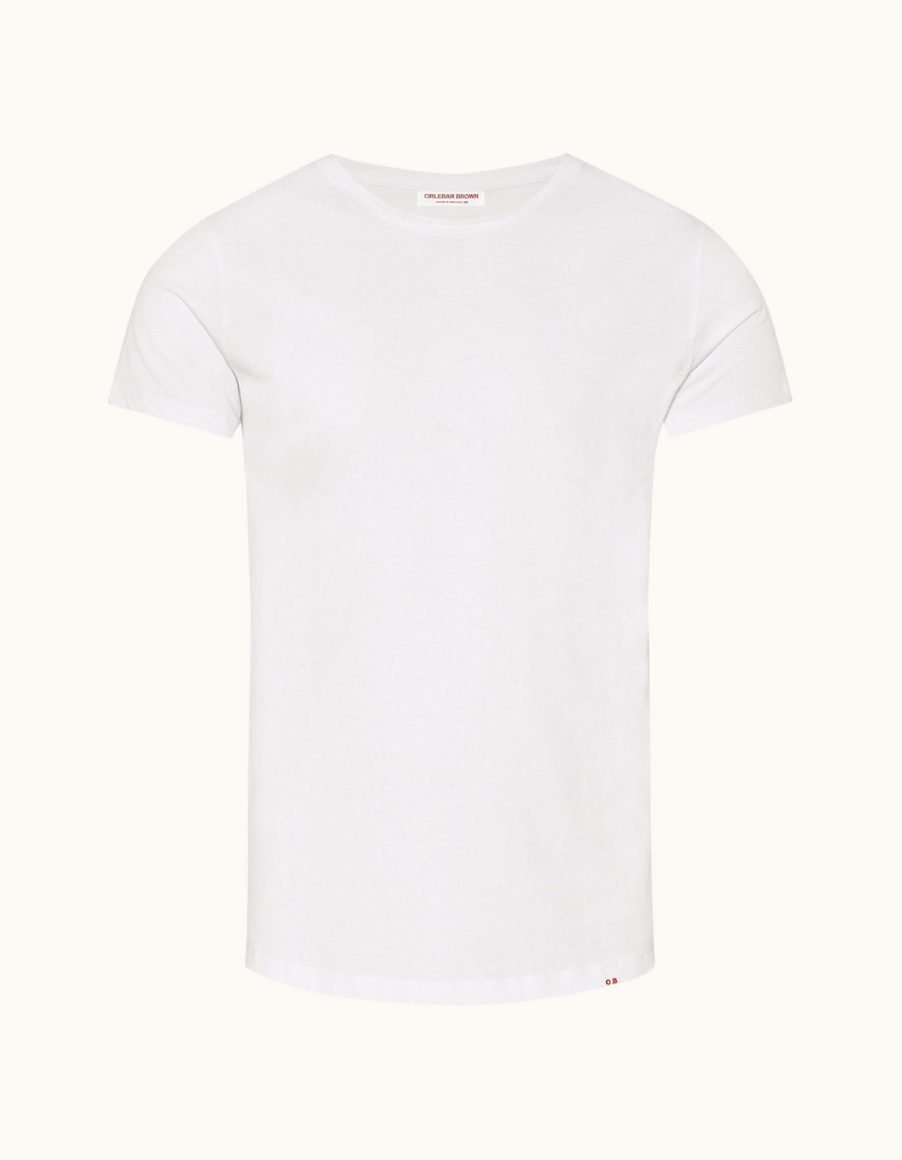 テーラード フィット クルー ネック Tシャツ（OB-T） / ホワイト