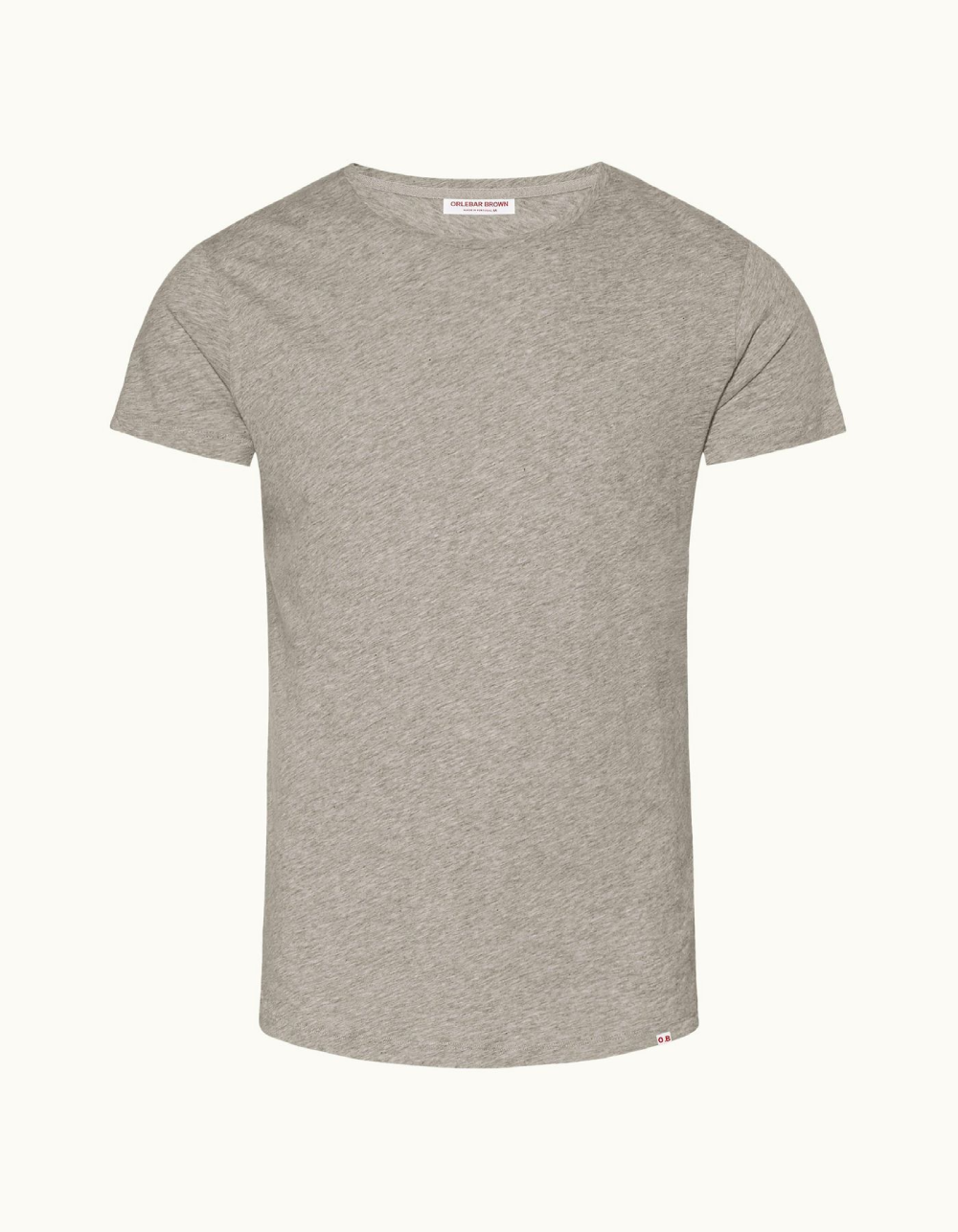 テーラード フィット クルー ネック Tシャツ（OB-T） / ミッドグレーメランジ