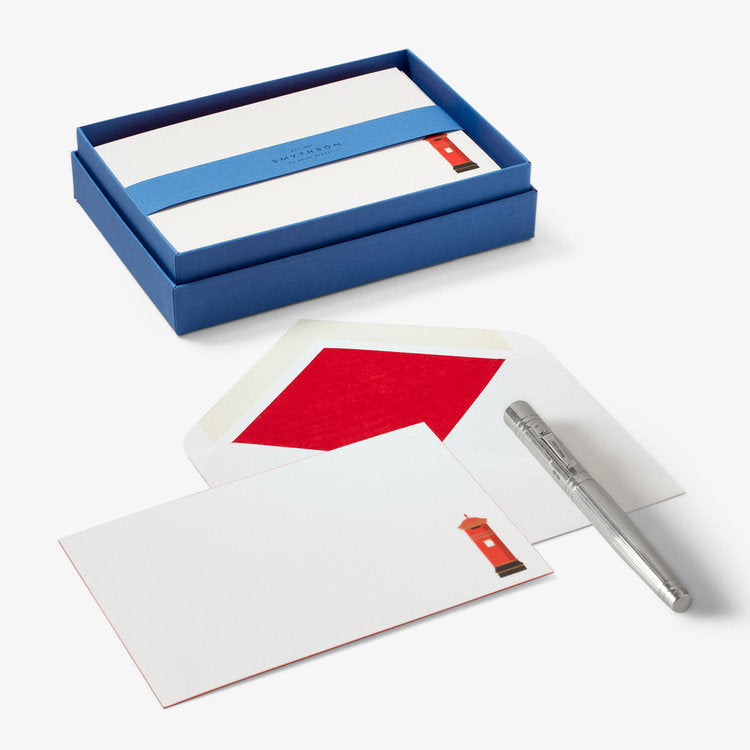 Smythson ブリティッシュ ポストボックス メッセージカード 10枚セット