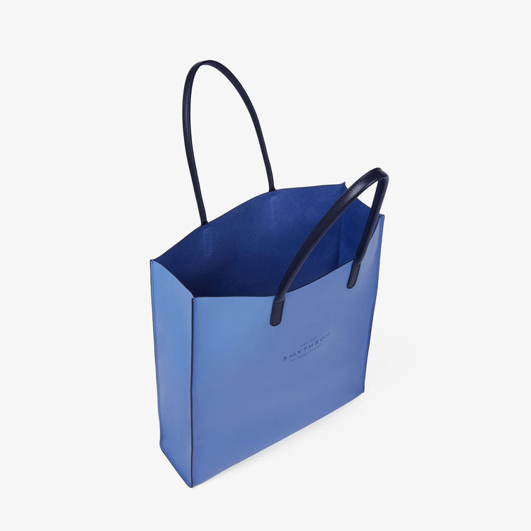 Smythson パビリオン キングリー トートバッグ スマイソンブルー