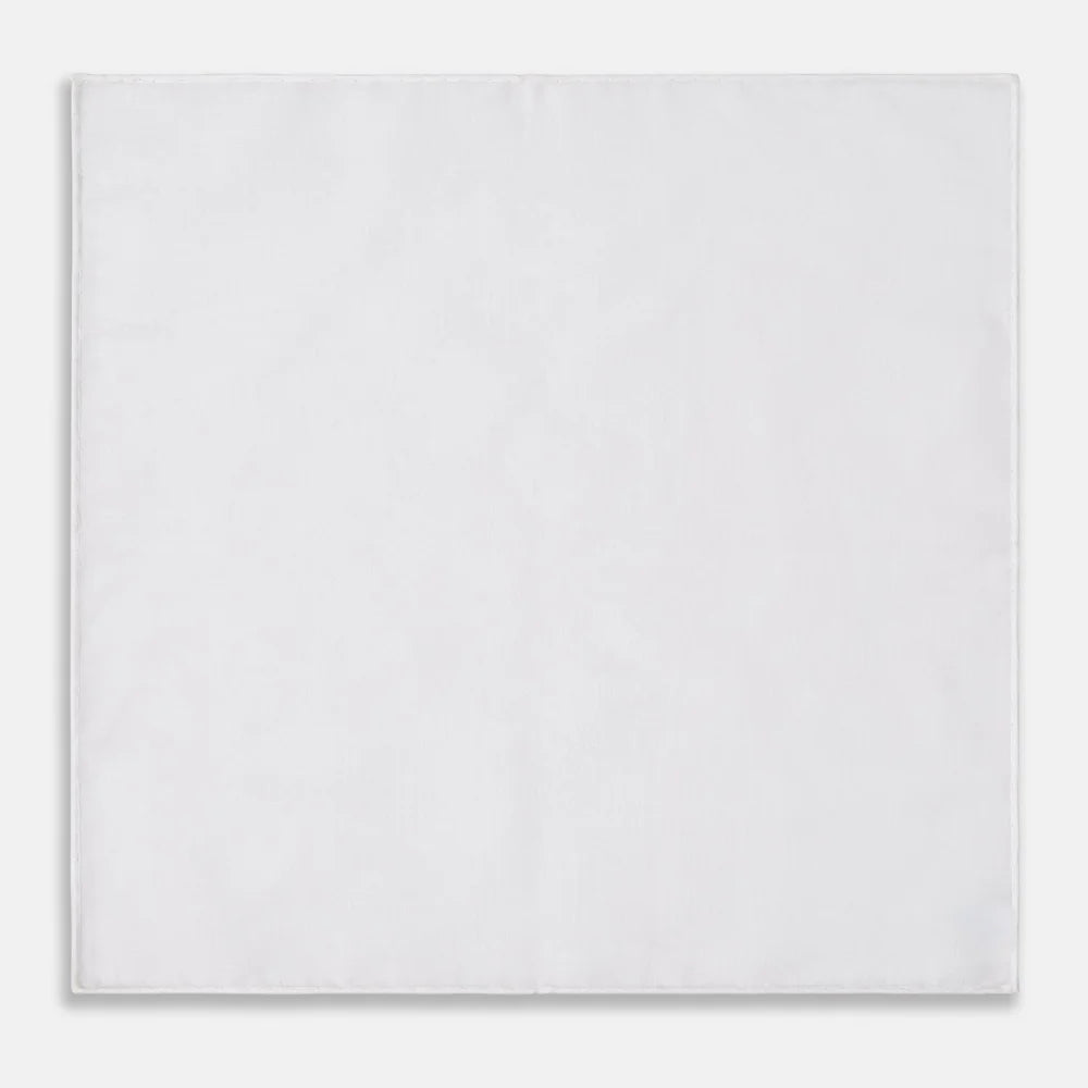 007 ジェームズ・ボンド ヴォイル ポケットチーフ／ホワイト