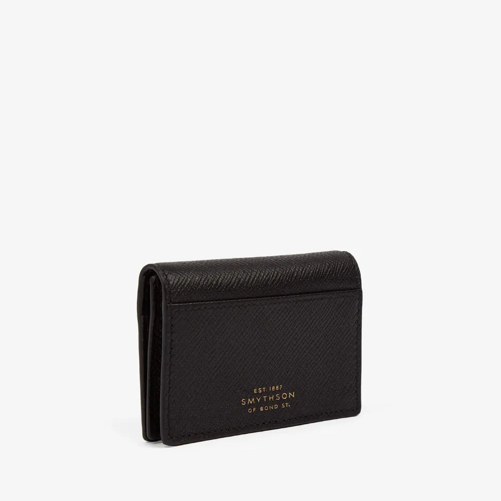 Panama レザー 名刺カード ケース / ブラック