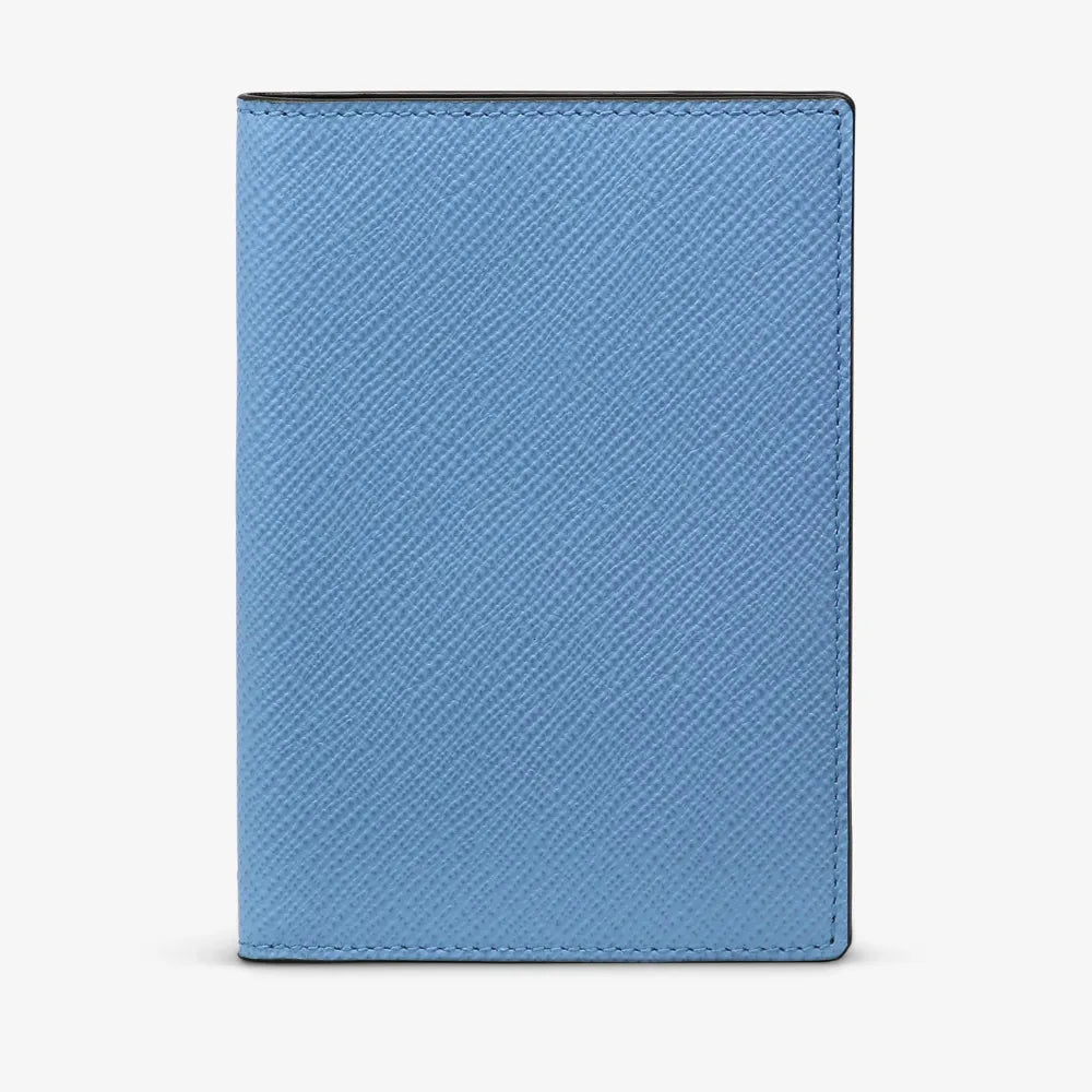 スマイソン パナマレザー パスポートカバー ナイルブルー | Vulcanize