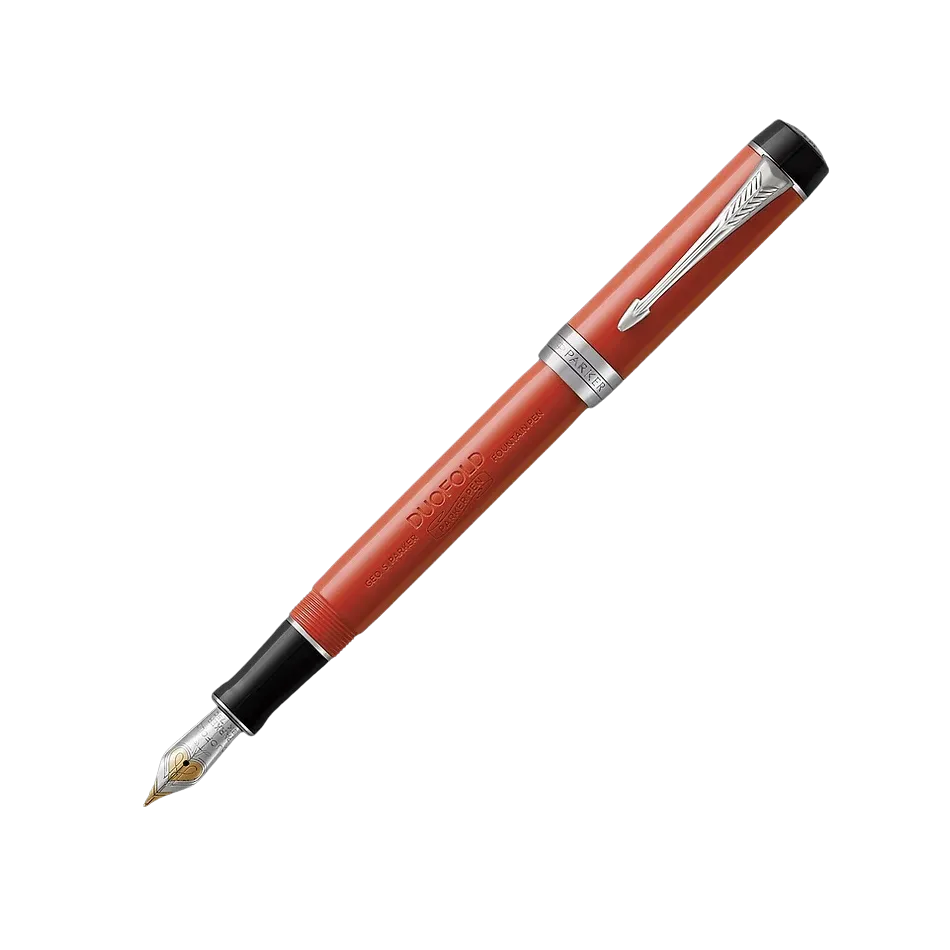 デュオフォールド クラシック ビッグレッドCT センテニアル 万年筆 F [18K]