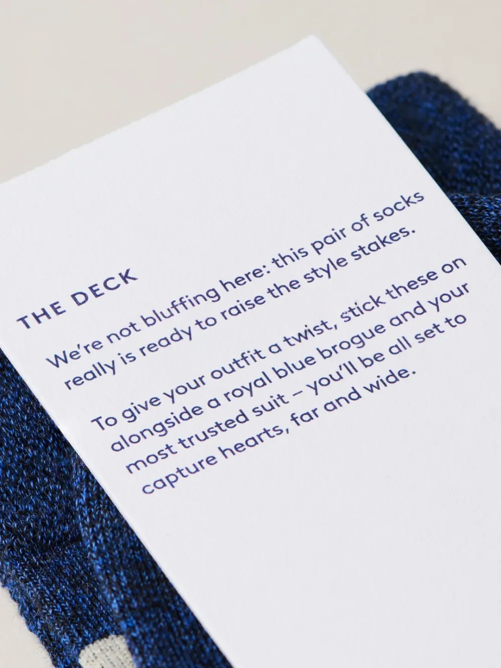 【予約販売】The Deck ソックス / UK7-12