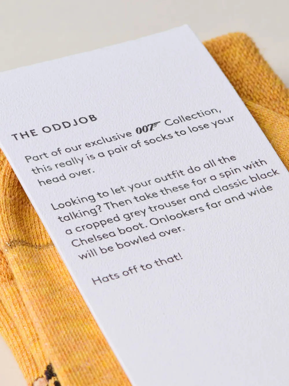 The Oddjob – Goldfinger ソックス