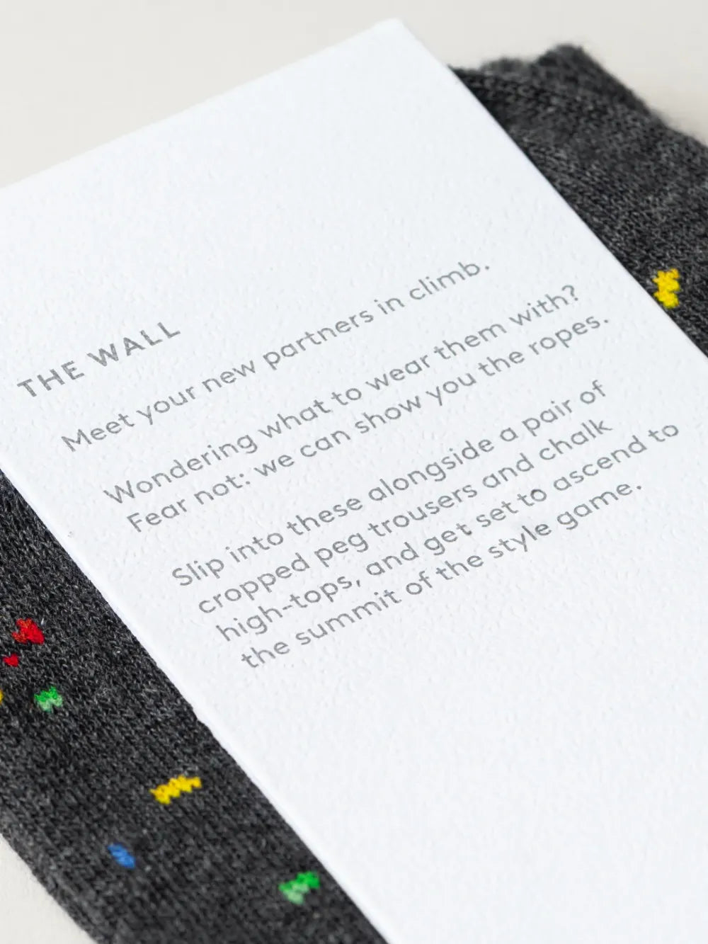 The Wall ソックス / グレー / UK3-6・UK7-12