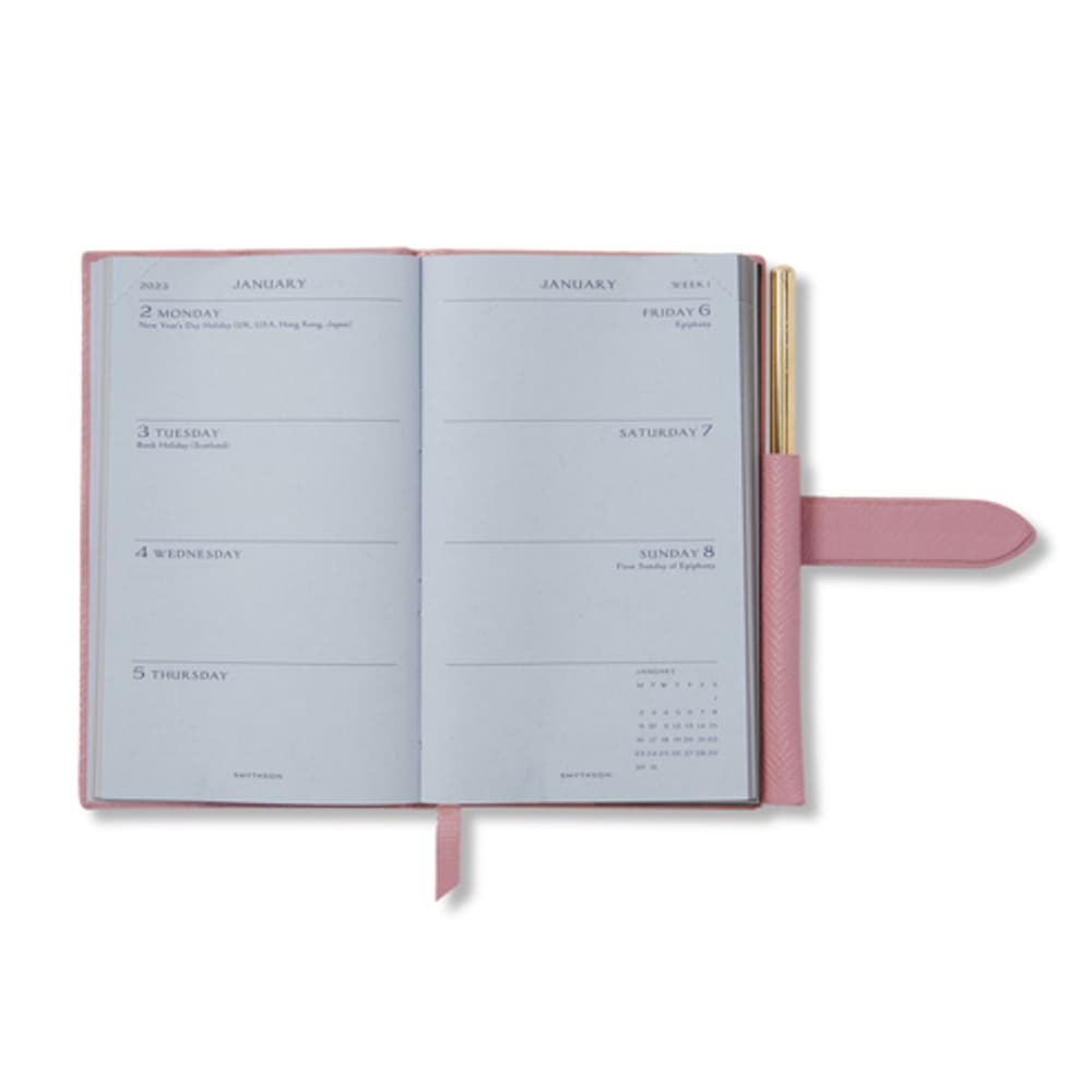 SMYTHSON スマイソン 2023年 Panamaポケット付きダイアリー（ペンシル 